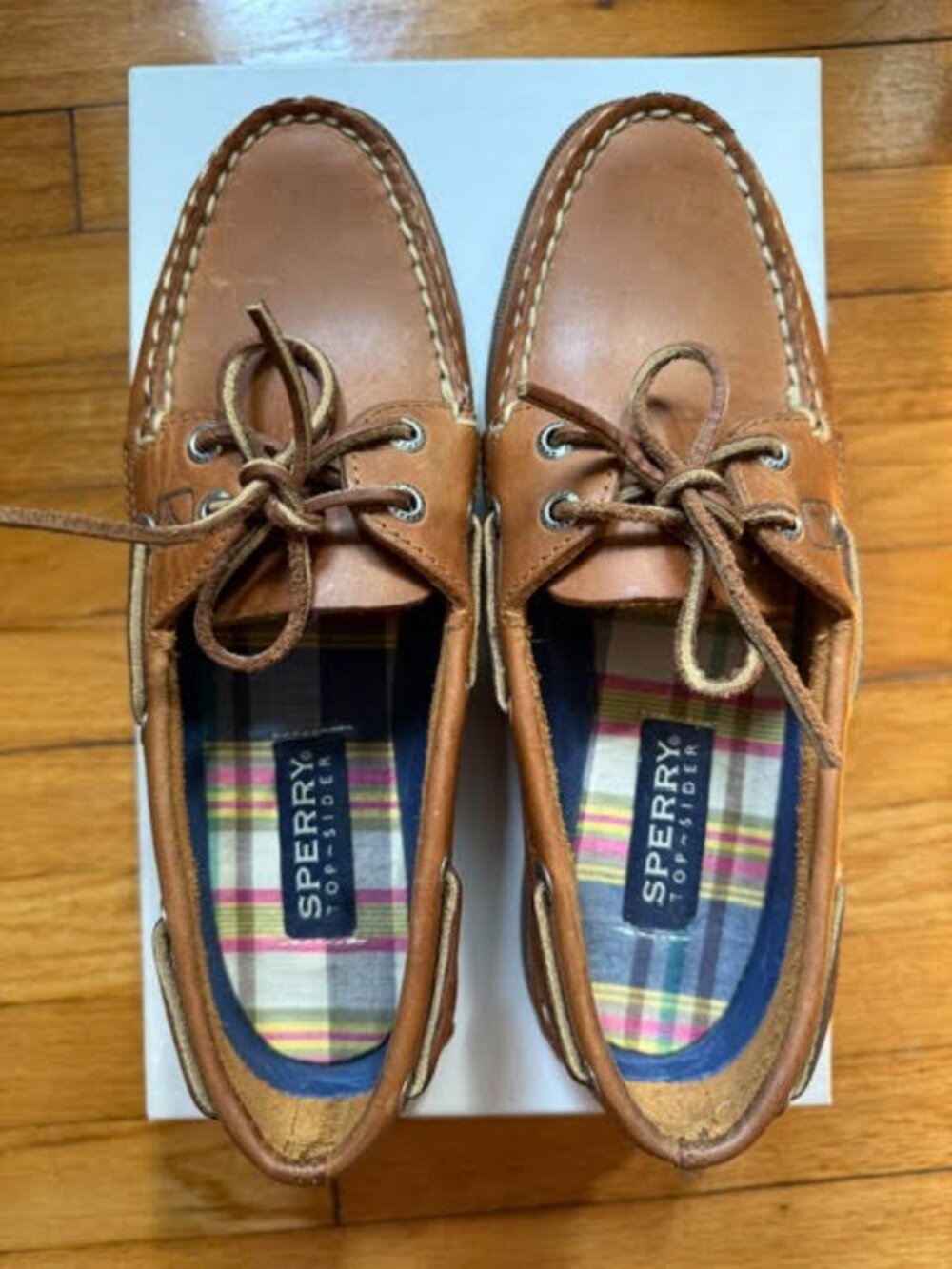 Sperry Top-Sider Authentic Original Boat Shoes — Women's Size 8 - Tan